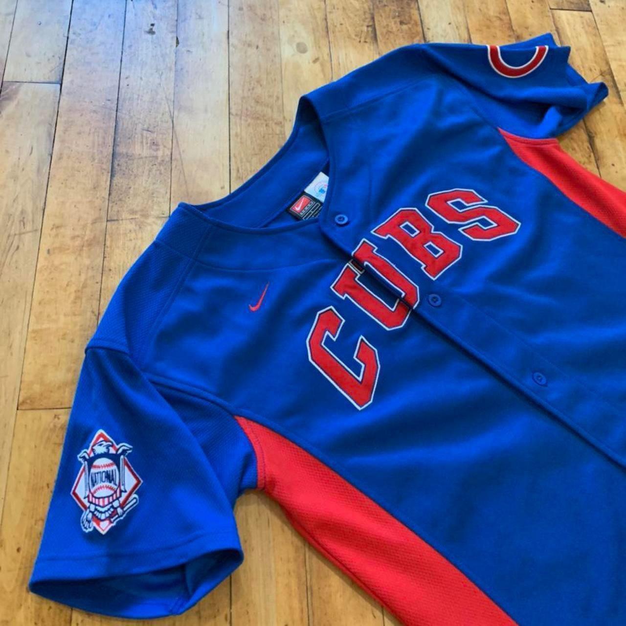 Chicago Cubs Nike Jersey Tagged men's size Large. - Depop