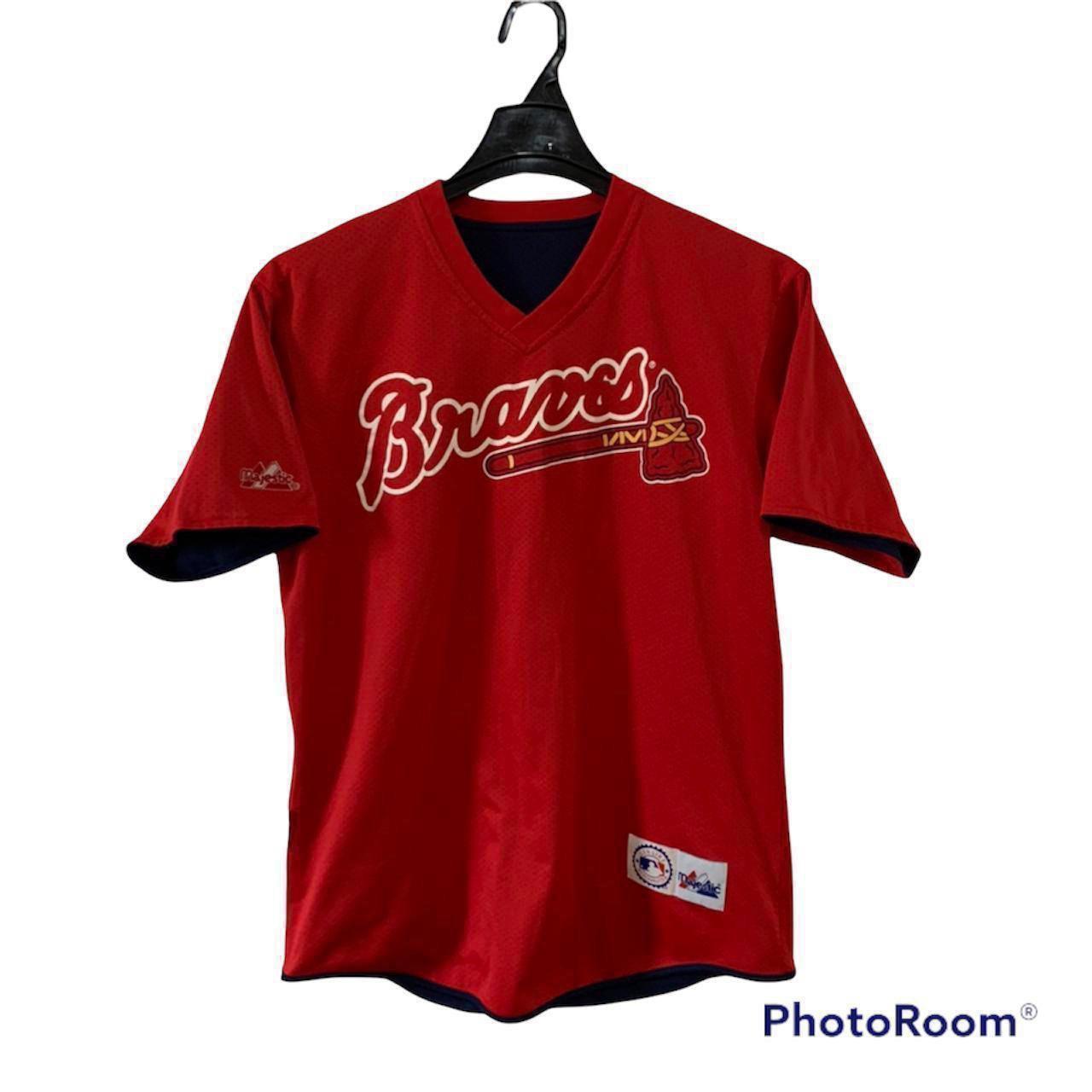 Retro Atlanta Braves alternate home jersey - Depop