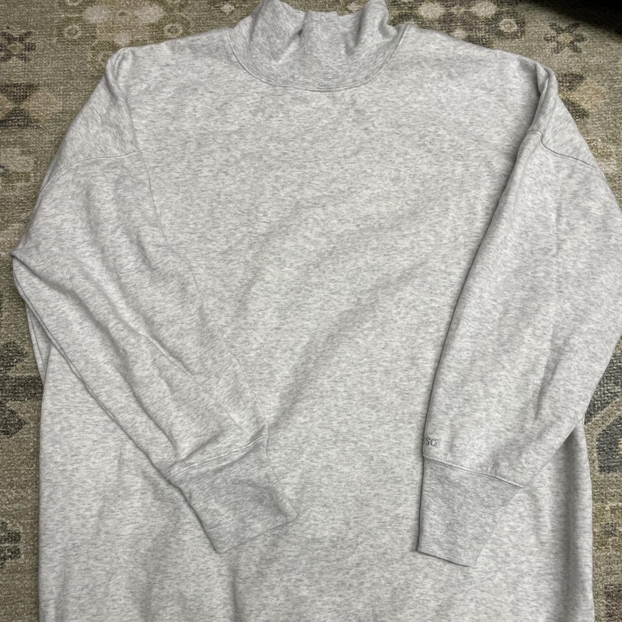 DSG Women's Grey and White Sweatshirt | Depop