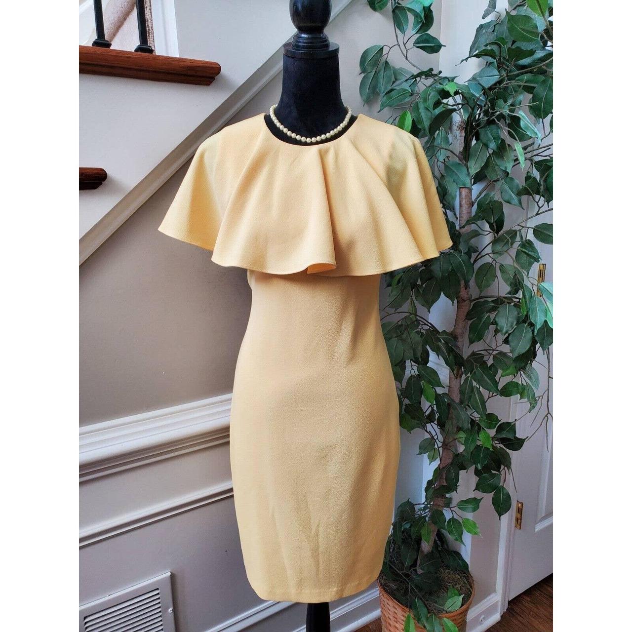 Vince camuto 2024 yellow dress