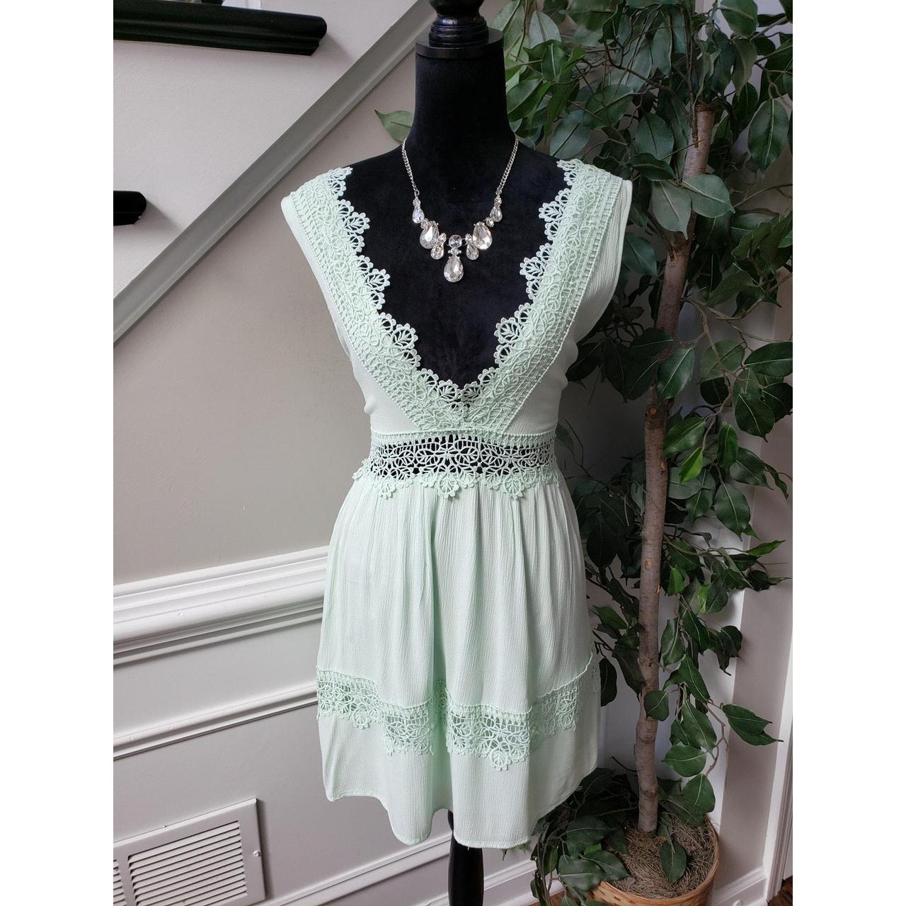 Rue 21 Women s A Line Dress Green XL