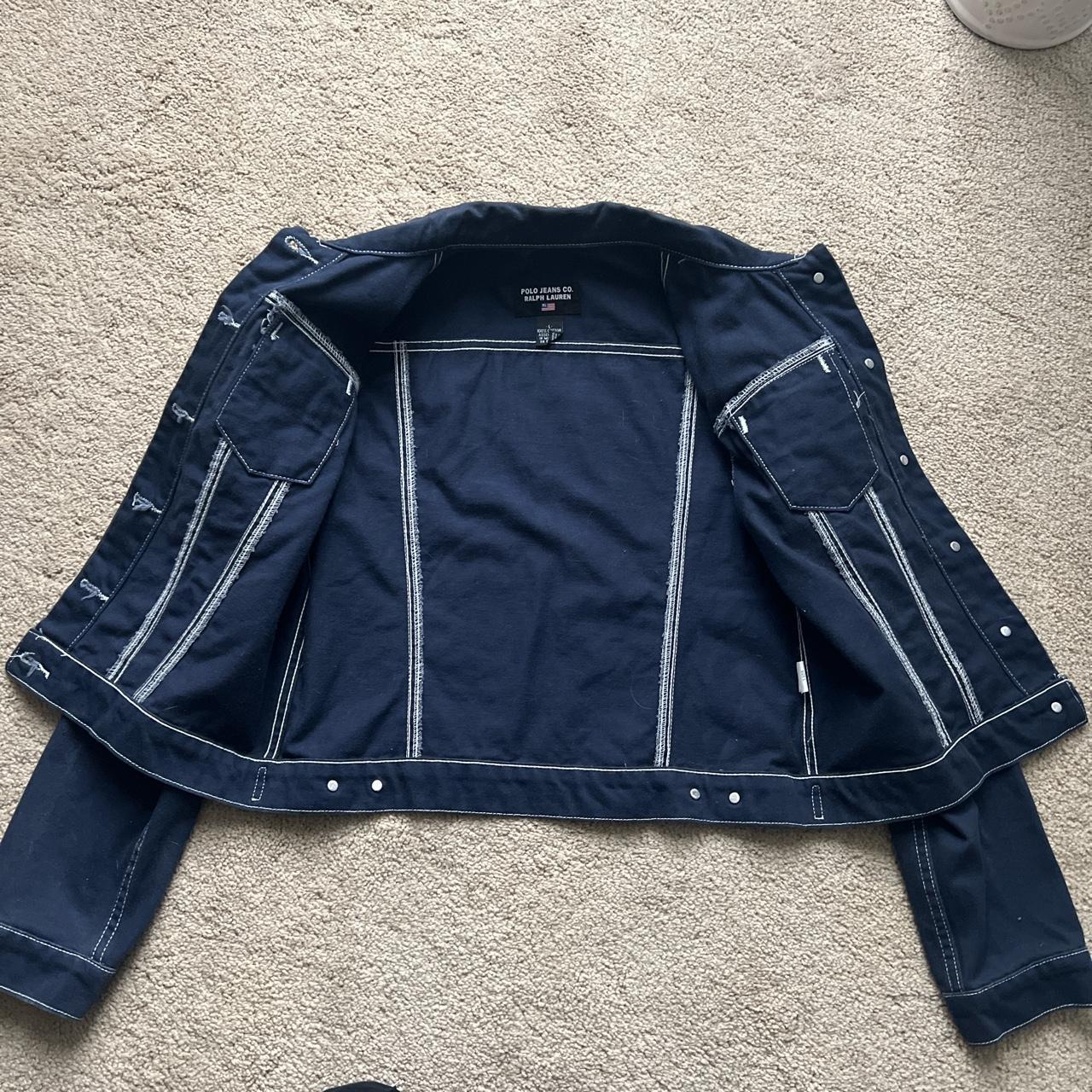 Vintage Ralph Lauren Jean Jacket Labeled large but... - Depop