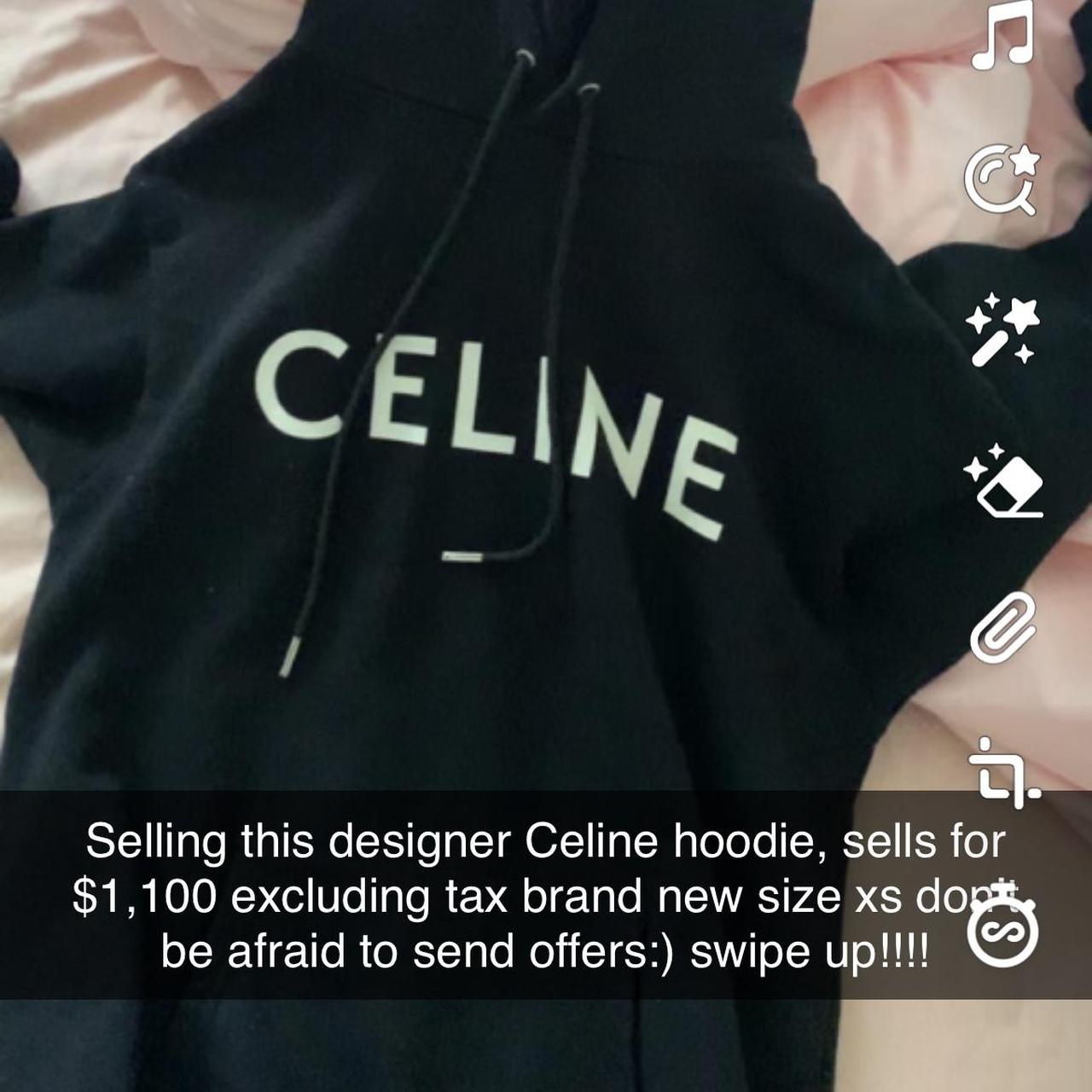 Celine hoodie Depop