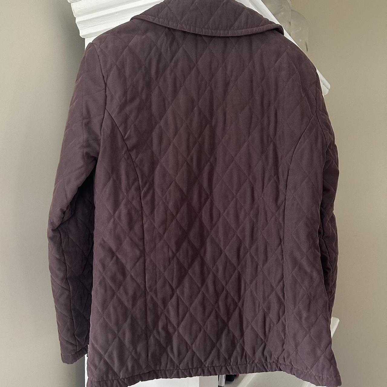 Barbour Women's Purple Coat | Depop