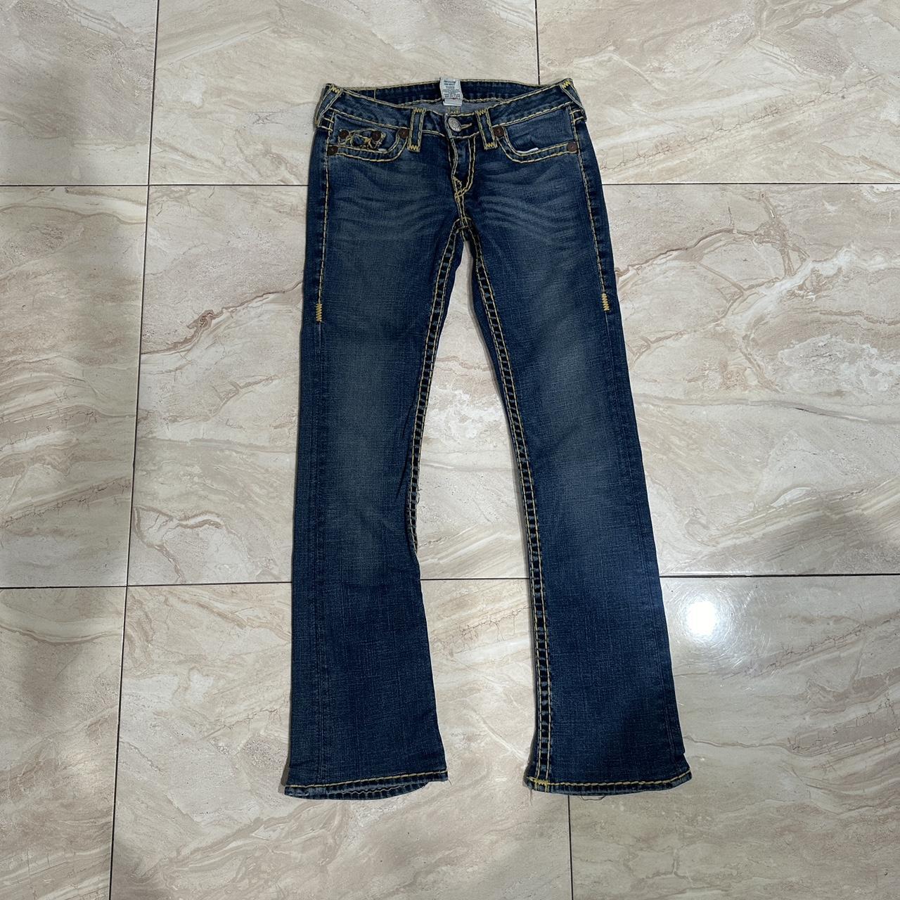 TRUE RELIGION Low Waisted Flare Section Cara Depop