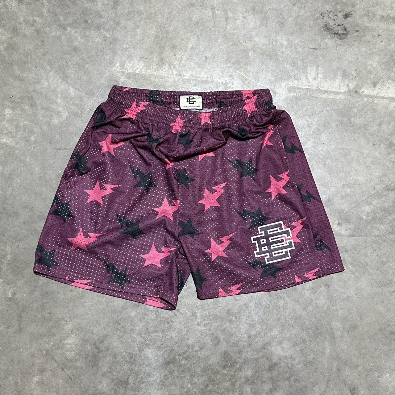 ERIC EMANUAL X BAPE EE mesh shorts size M... - Depop