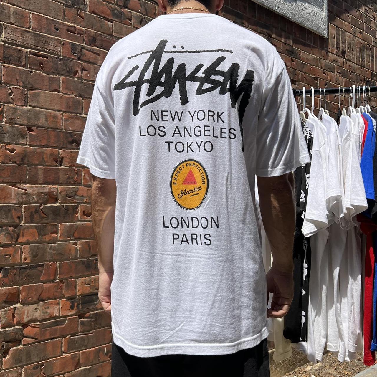 Stussy x Martine Rose World Tour Collection T Shirt White Men's