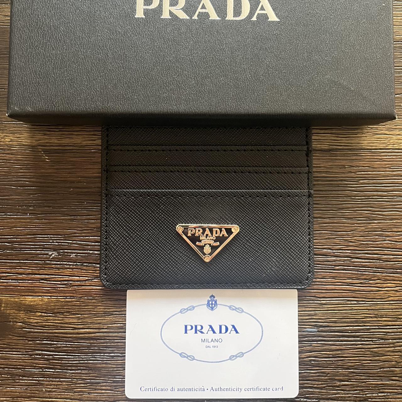 Prada Men's Black Wallet-purses | Depop