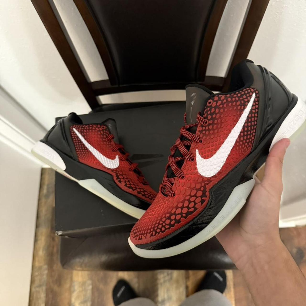 Nike Men's Sneakers - Red/Burgundy - US 8 – Kobe … - image 5