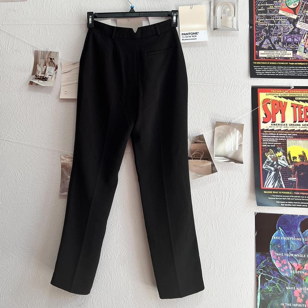 Topshop Premium Limited Edition Flared Trousers In Black for Women
