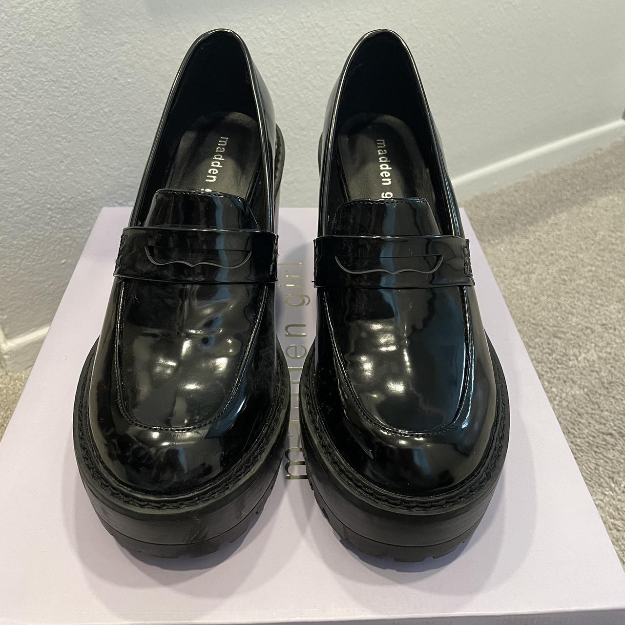 Madden Girl Heeled Loafers - Lightly used, no... - Depop