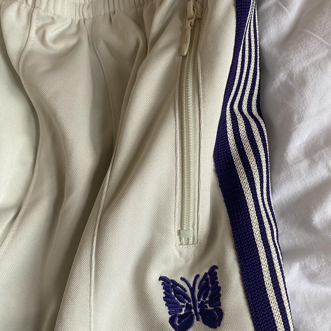 Needles track pants, HD super baggy track pants good... Depop