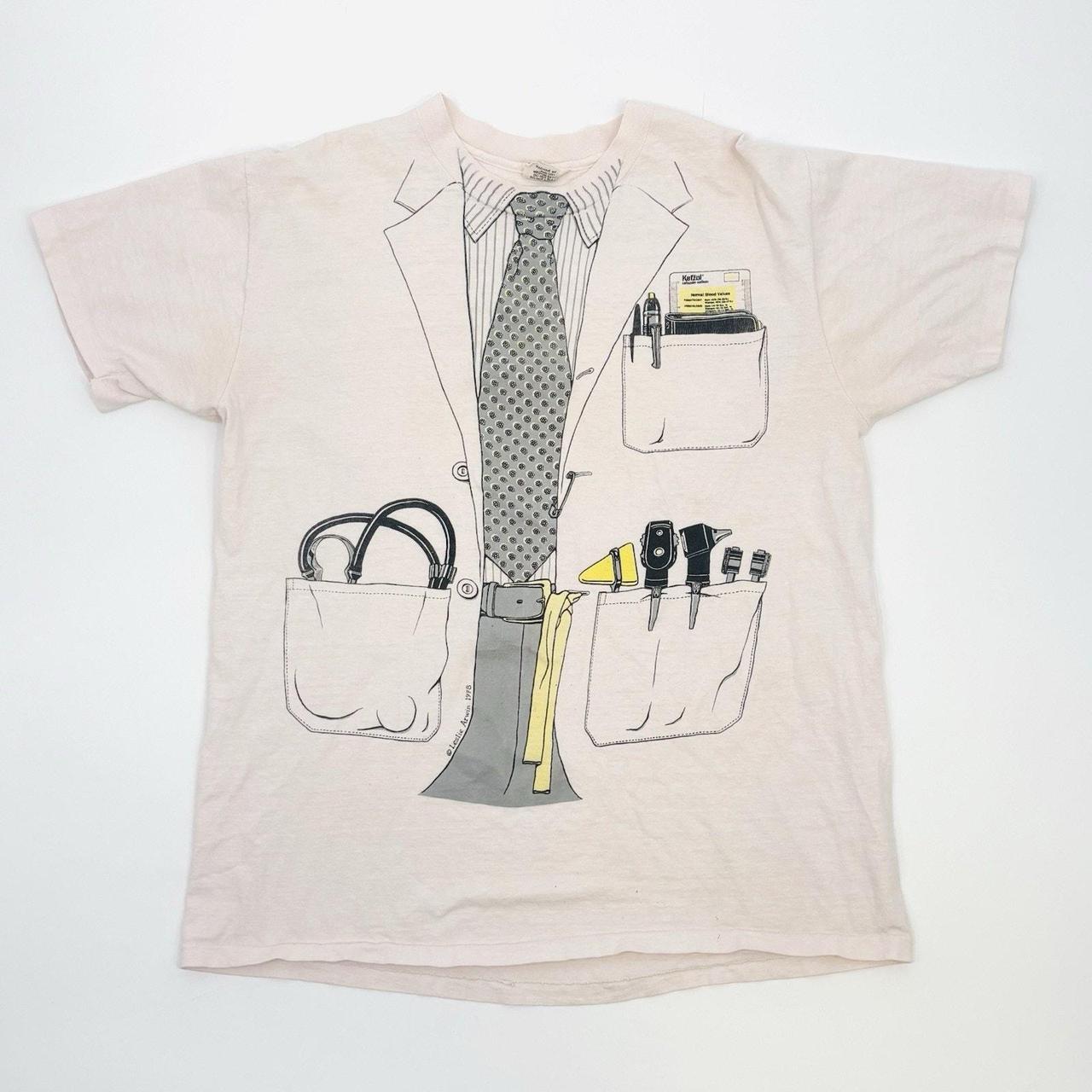 Men's T-shirt - White - XL – The Vintage 70s Lesl… - image 1