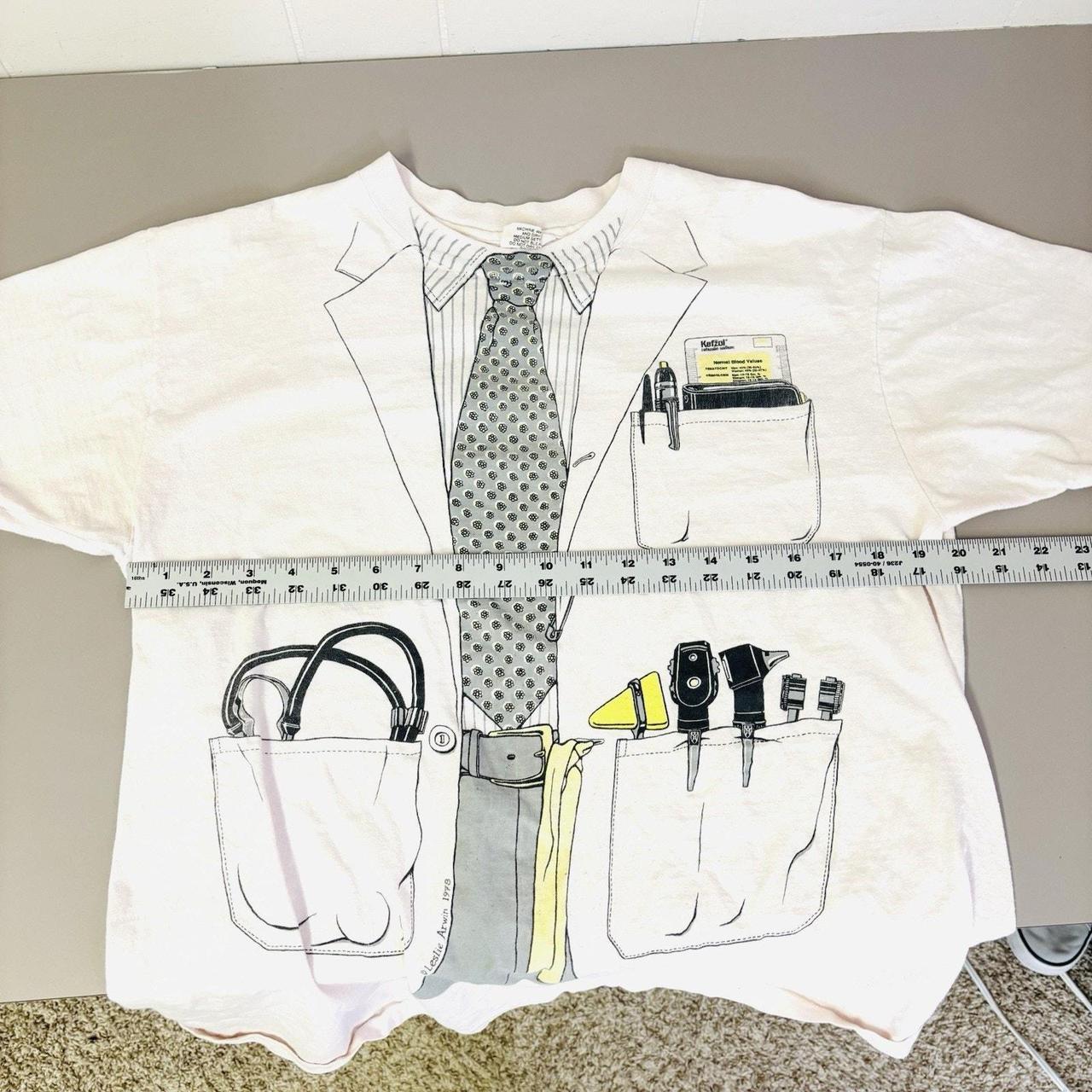 Men's T-shirt - White - XL – The Vintage 70s Lesl… - image 5