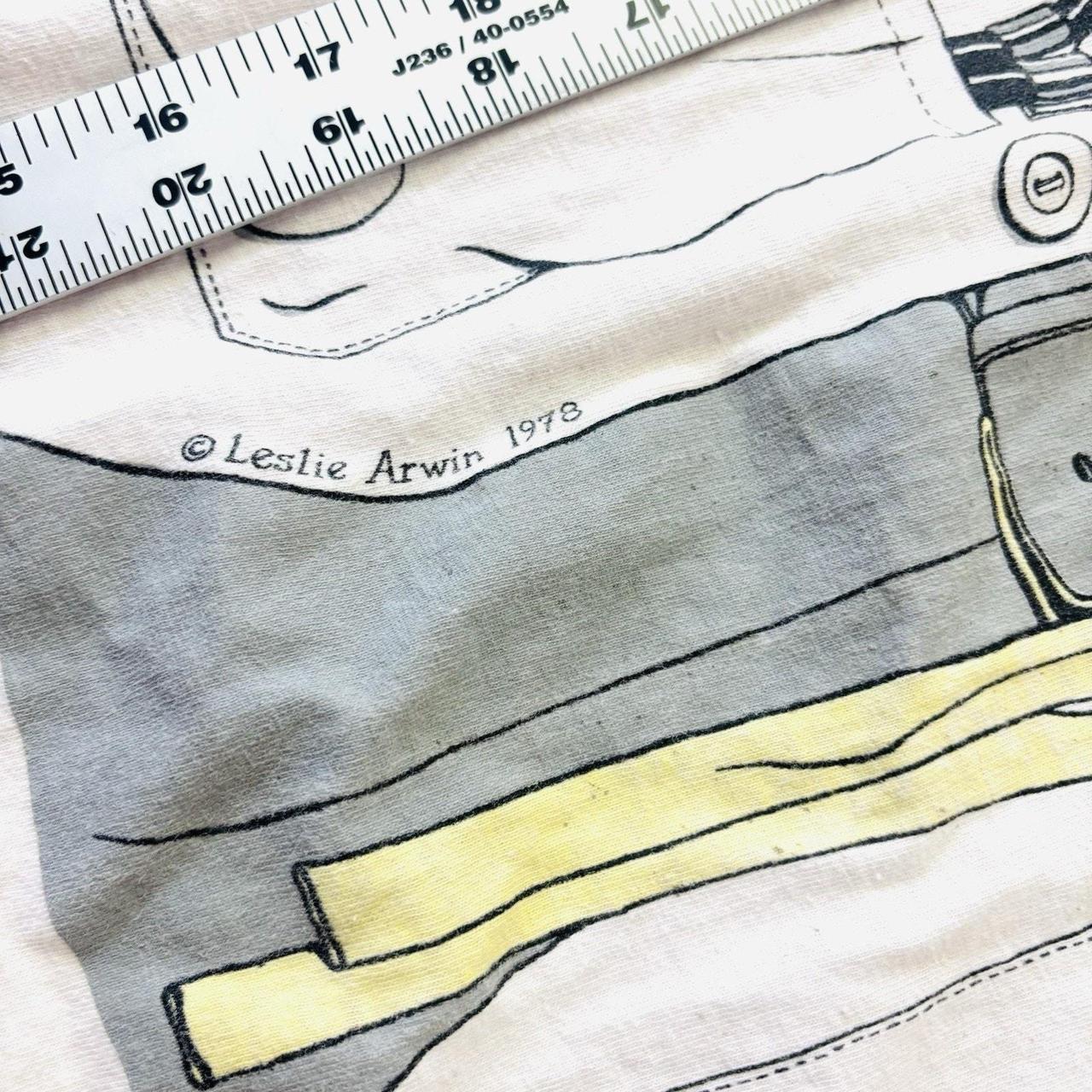 Men's T-shirt - White - XL – The Vintage 70s Lesl… - image 4