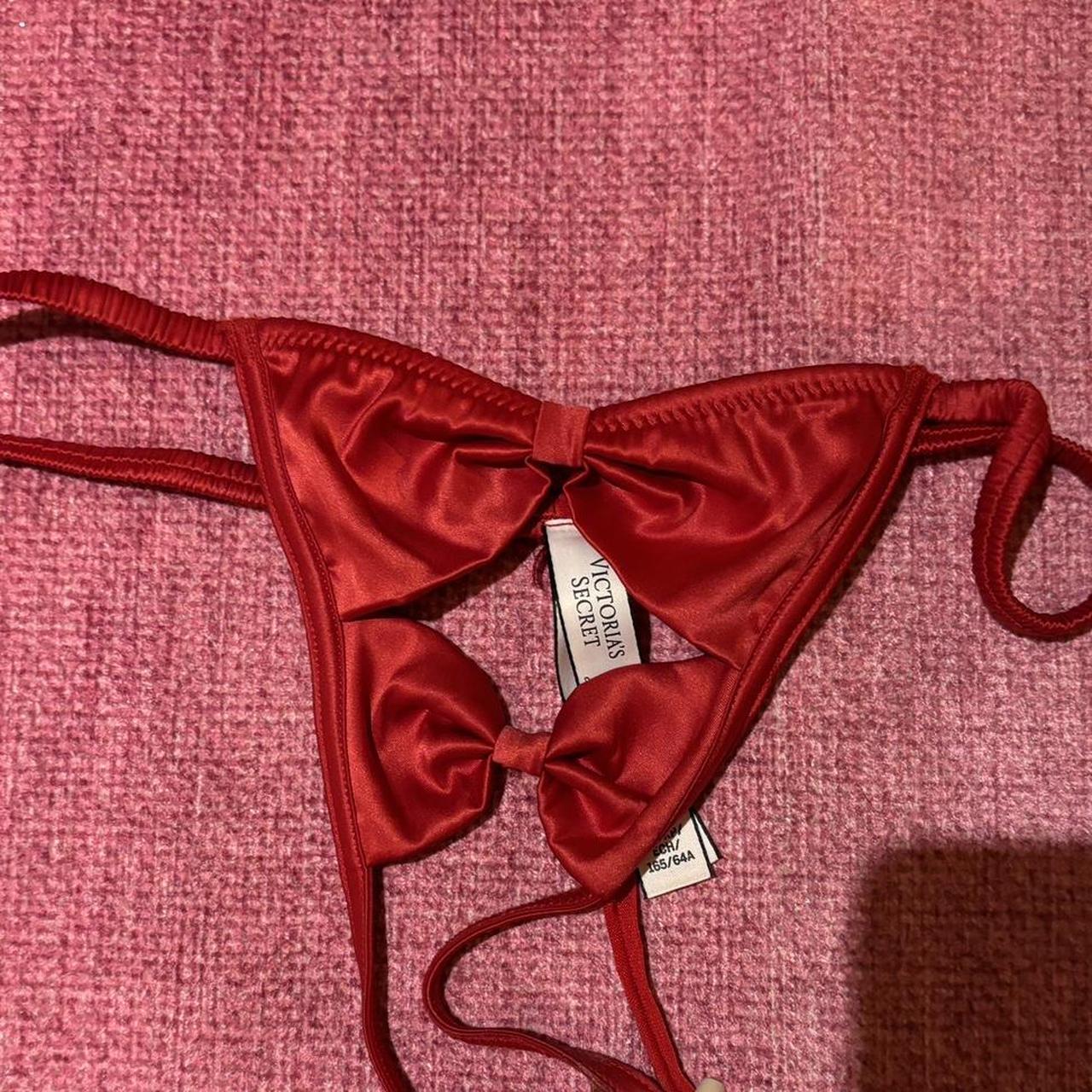 Victoria's Secret XS red panties. Never worn but - Depop