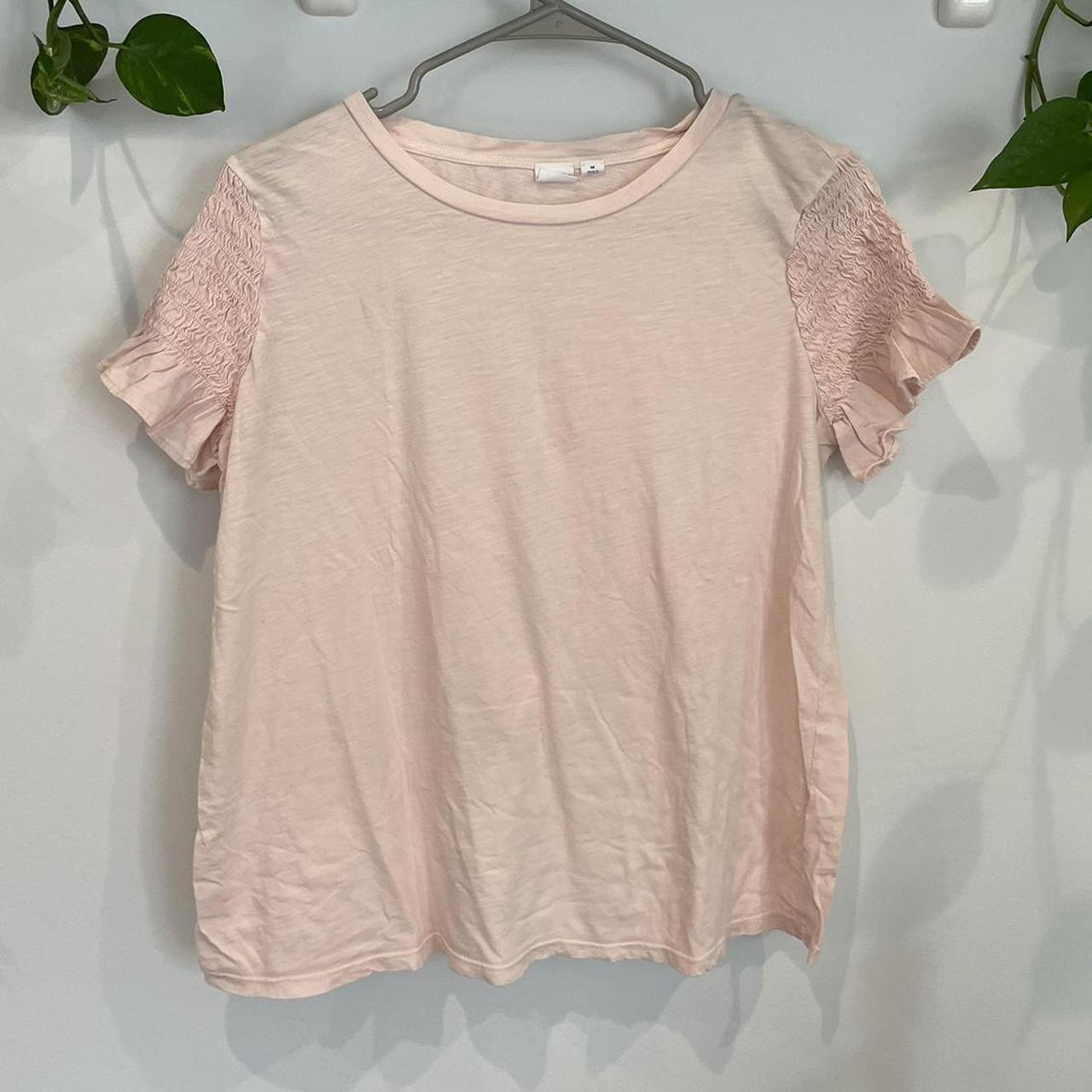 Baby Pink Gap Tee ! FREE SHIPPING :) Size:... - Depop