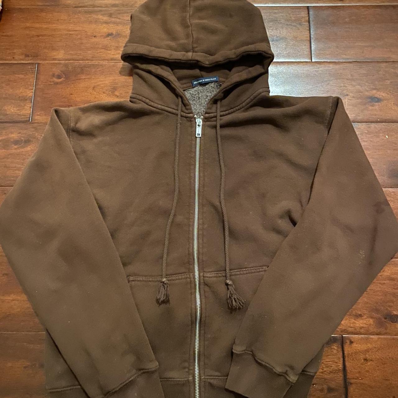 Brandy Melville Women's Brown Jacket Depop