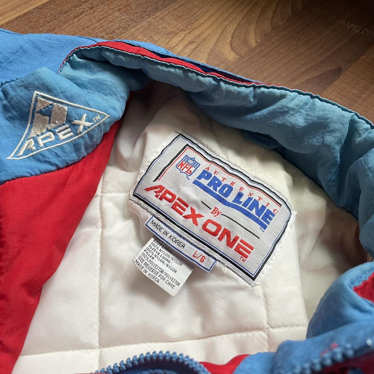 vintage 90s houston oilers apex one puffer... Depop