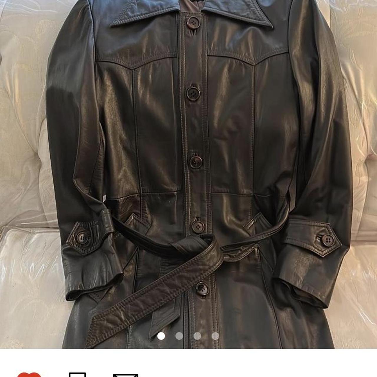 Reclaimed Vintage Women's Brown Coat | Depop