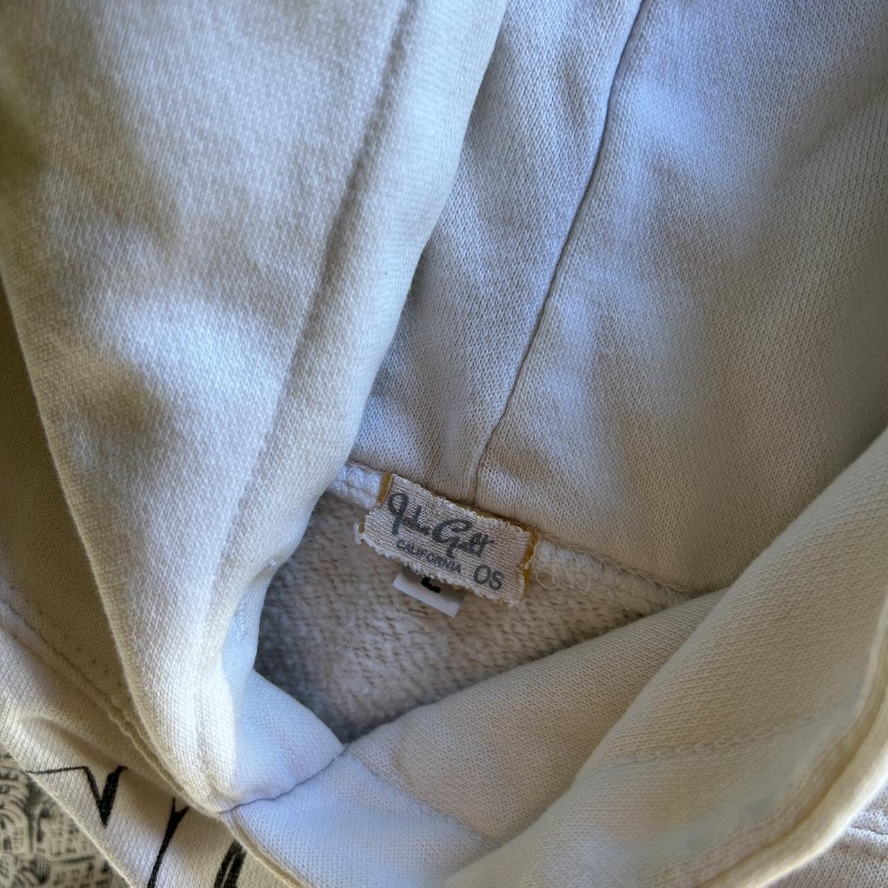 Brandy Melville white cropped Graphic Depop