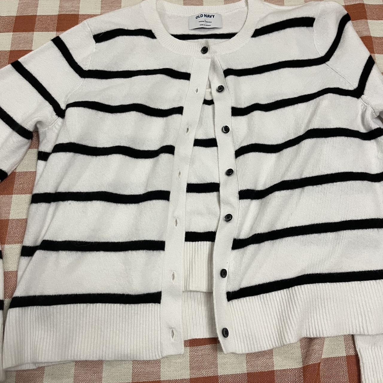 Old Navy Cotton Striped Cardigan/Crop