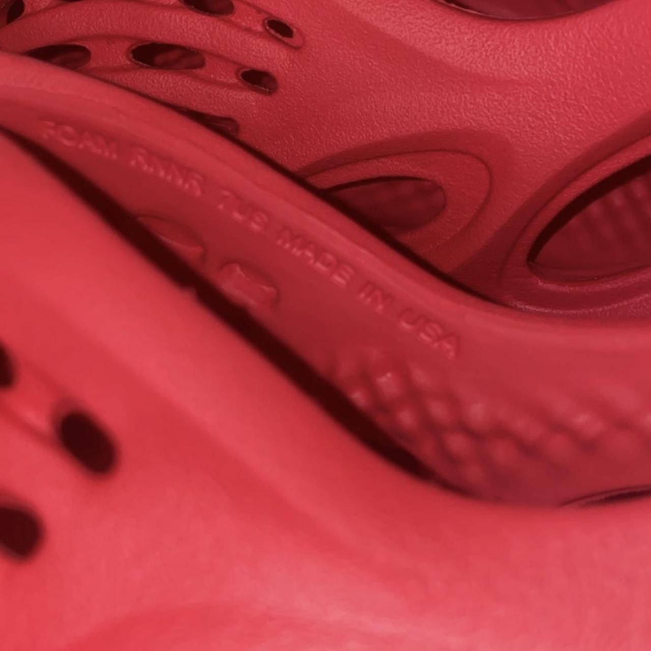 Yeezy Women's Red Slides | Depop