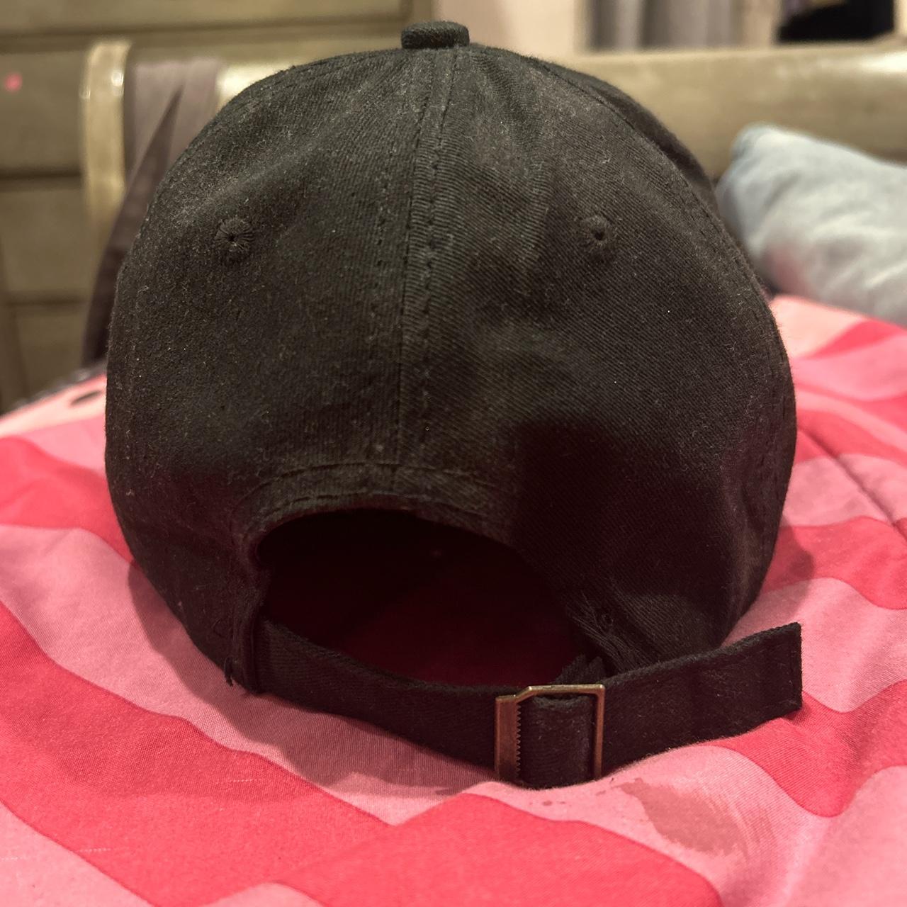 1.STATE Women's Silver and Black Hat | Depop