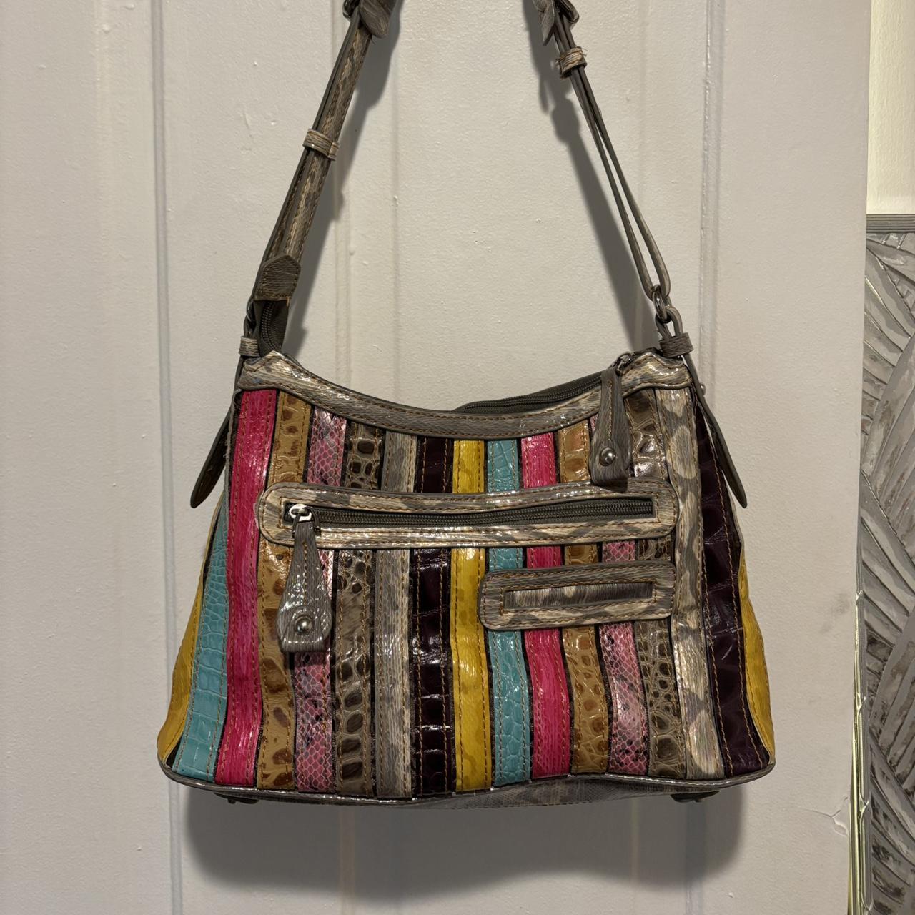 Women's Shoulder bags - Multi – Patchwork Leather… - image 1