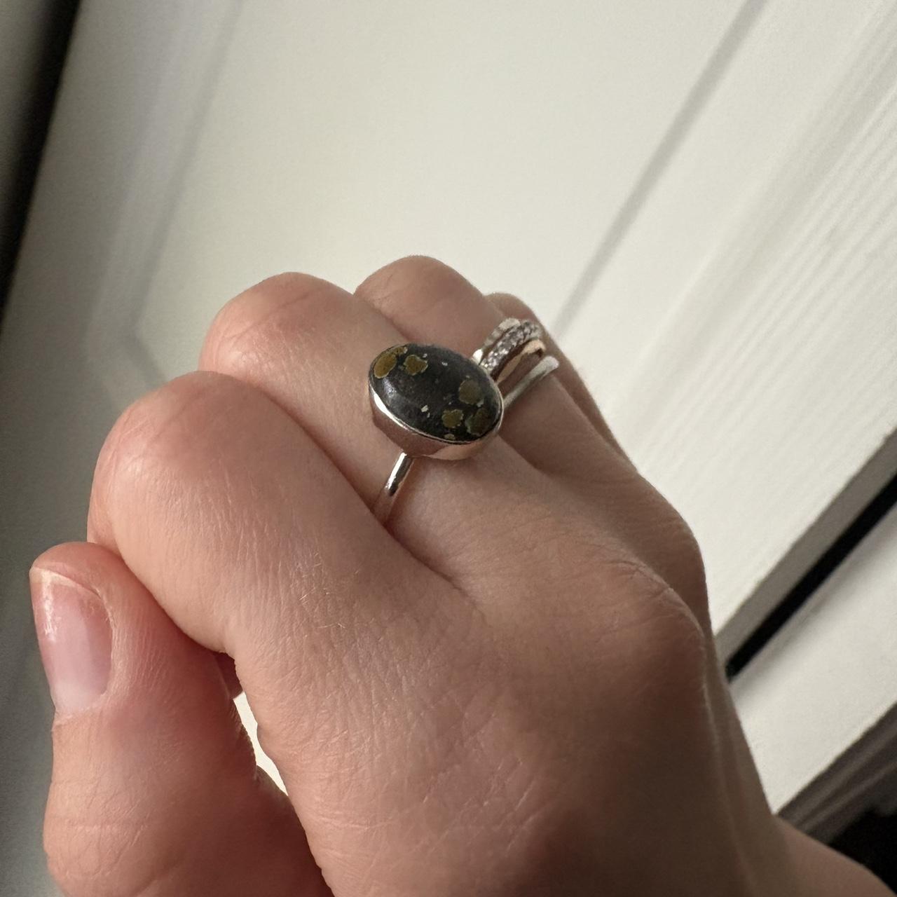 Women's Ring - Silver/Multi – Authentic Dark turq… - image 3