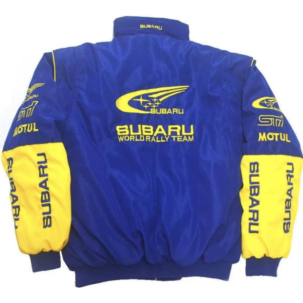 -Vintage F1 Subaru Racing Jacket -In perfect... - Depop
