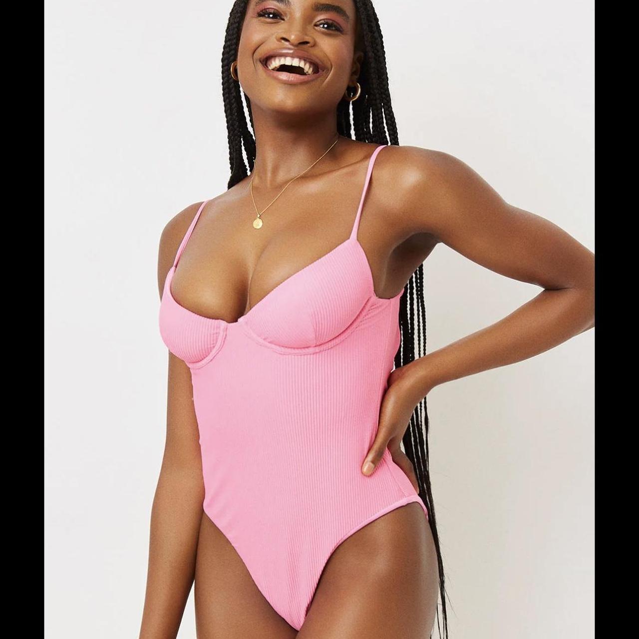 Hot pink swimsuit womens online