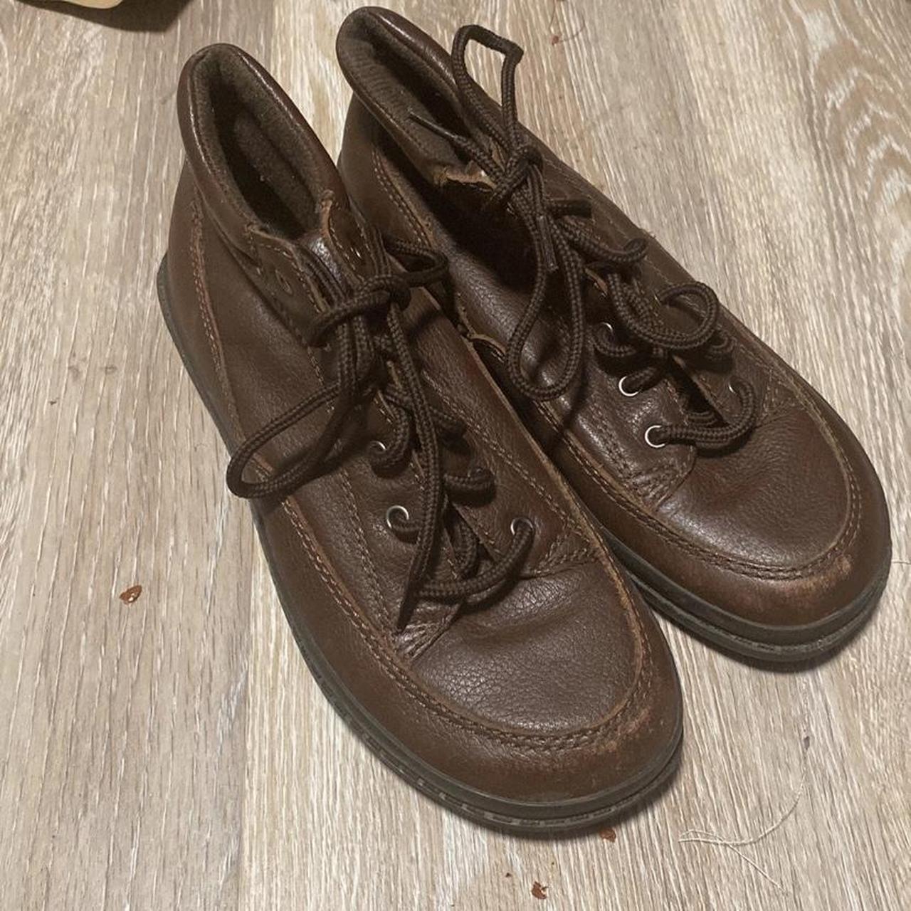 leather boots from easy spirit Depop