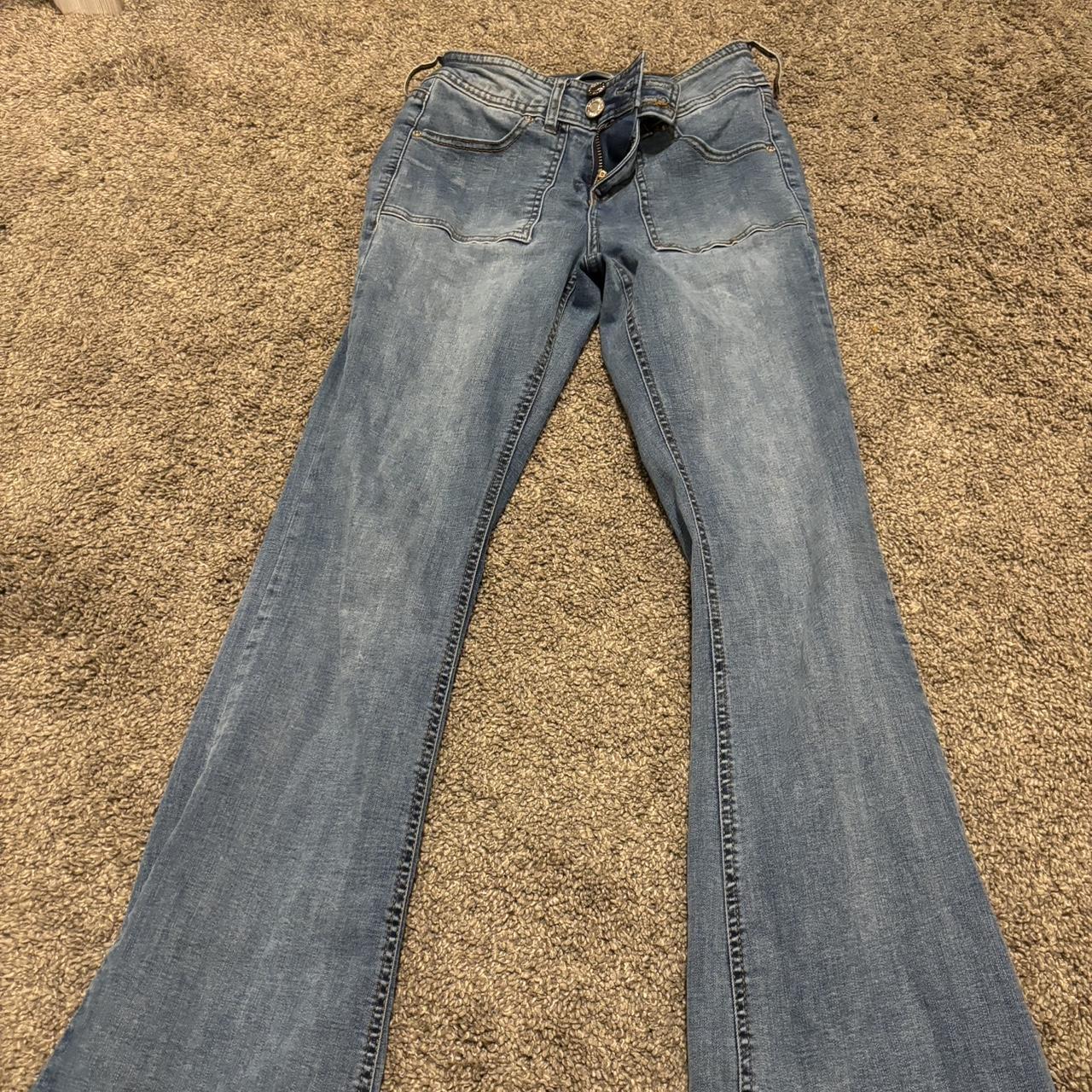 RealSize bootcut flare pull on jeans PLEASE READ - Depop