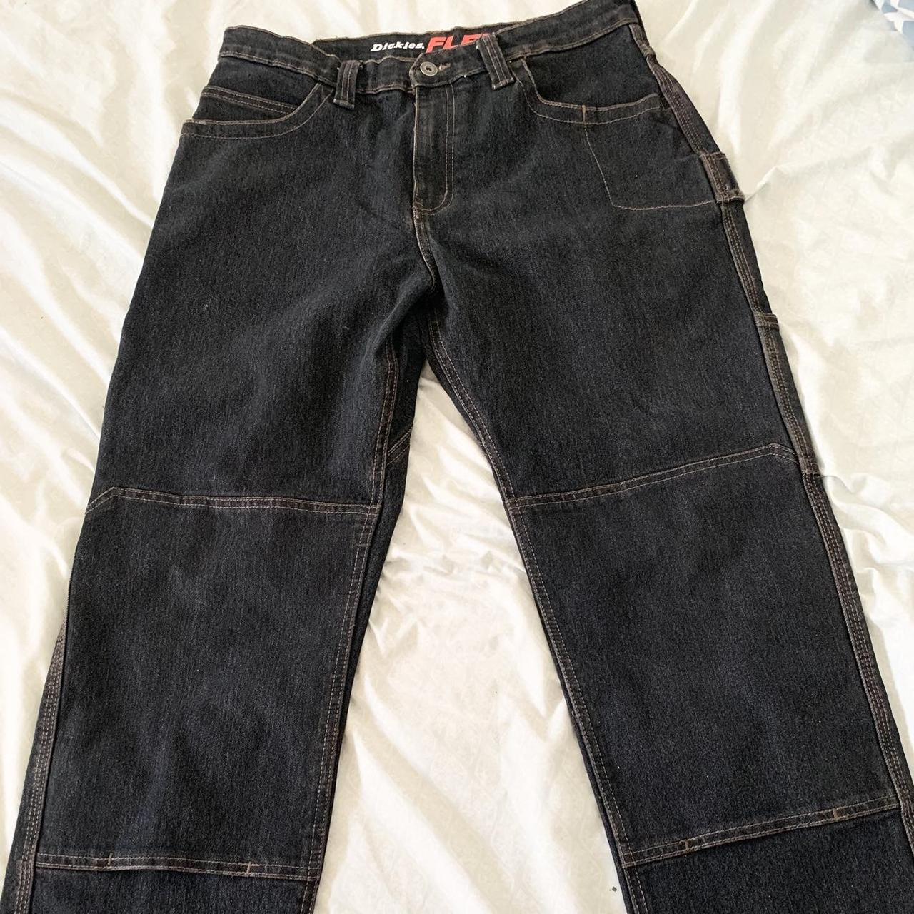 Double knee dickies jeans- originally 32x32 but... - Depop