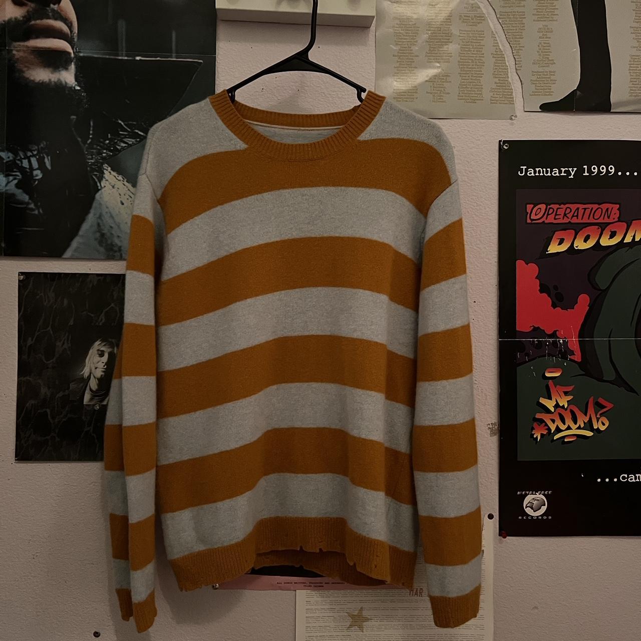 Marc Jacobs Grunge Distressed Sweater, size small, was...