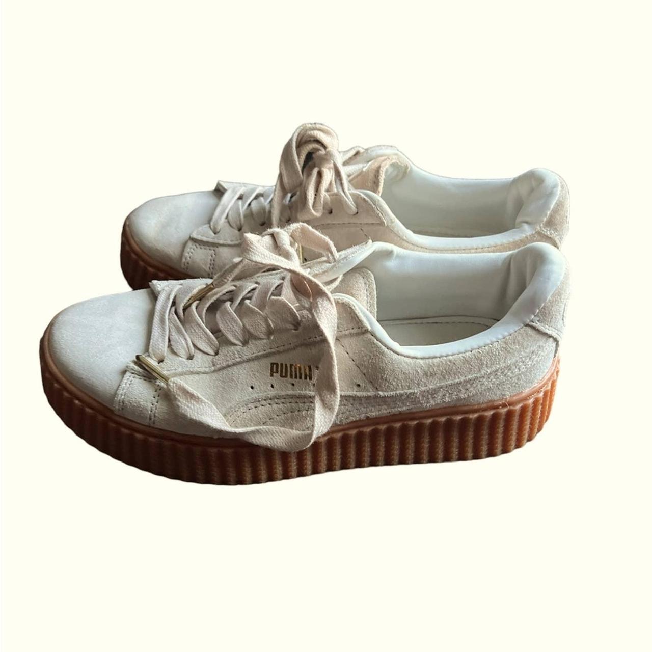 Puma creepers white outlet oatmeal