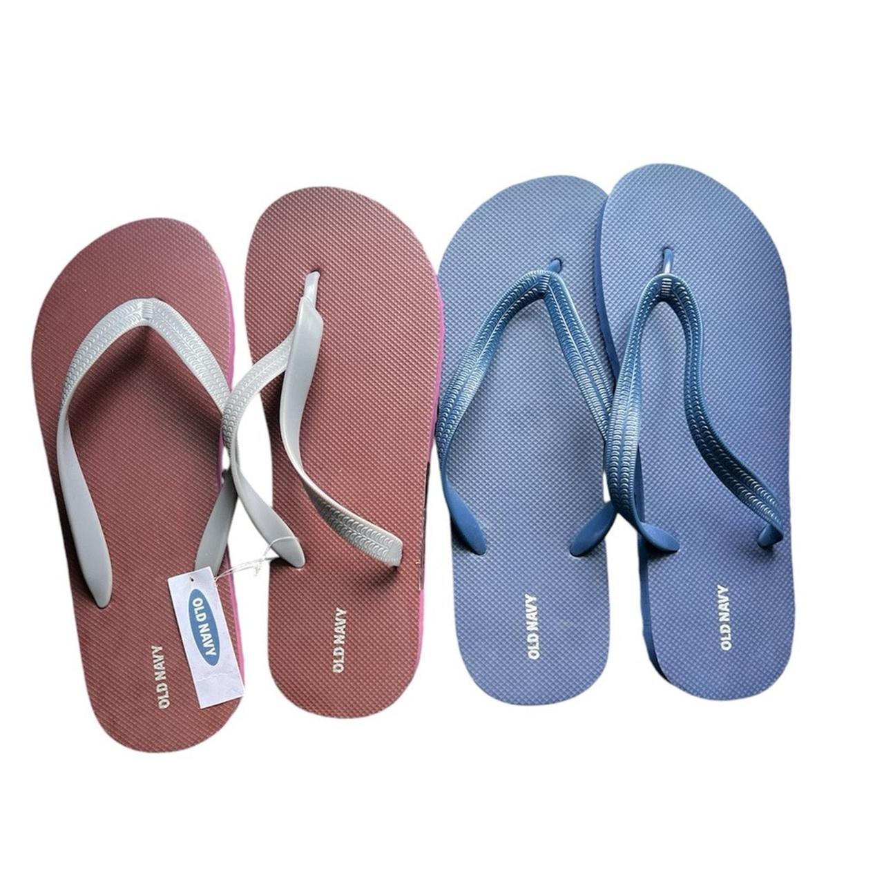 Red flip flops old navy online