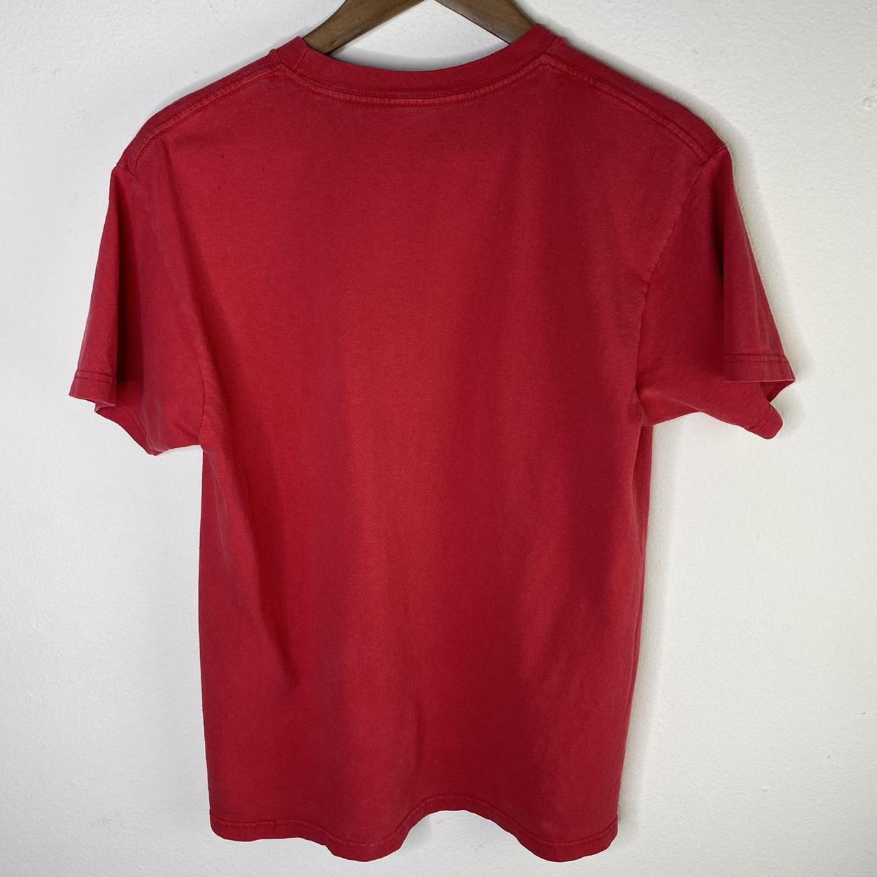 Women's Red and White T-shirt | Depop