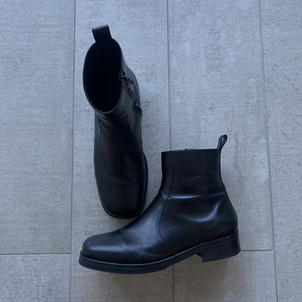 Studio Nicholson Square Toe Boot. Essentially... - Depop