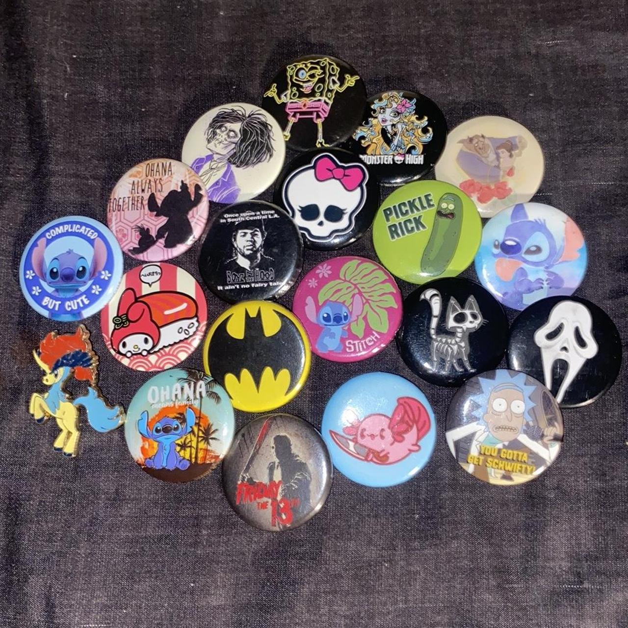 multiple selections of pins to choose from you can