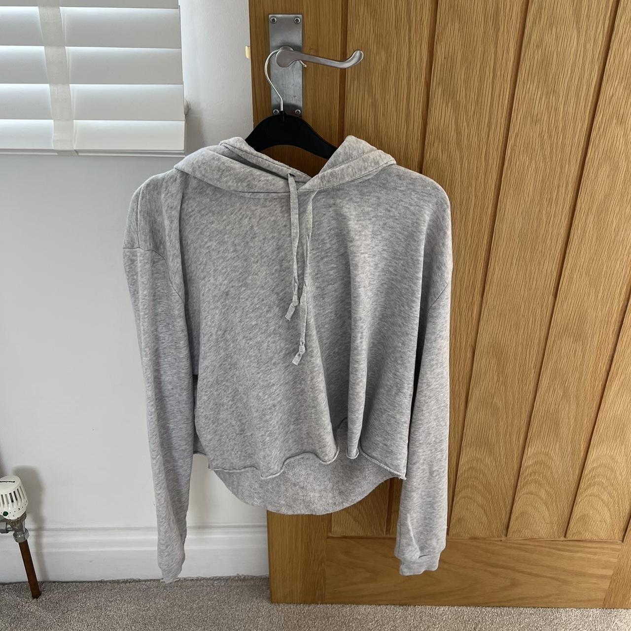 brandy melville hoodie so one size slightly... Depop