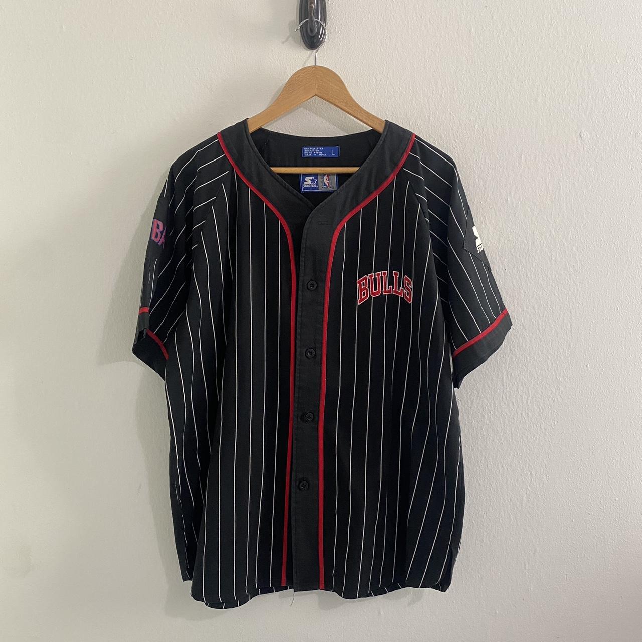 VTG STARTER Chicago Bulls Pinstripe Shorts 90s 