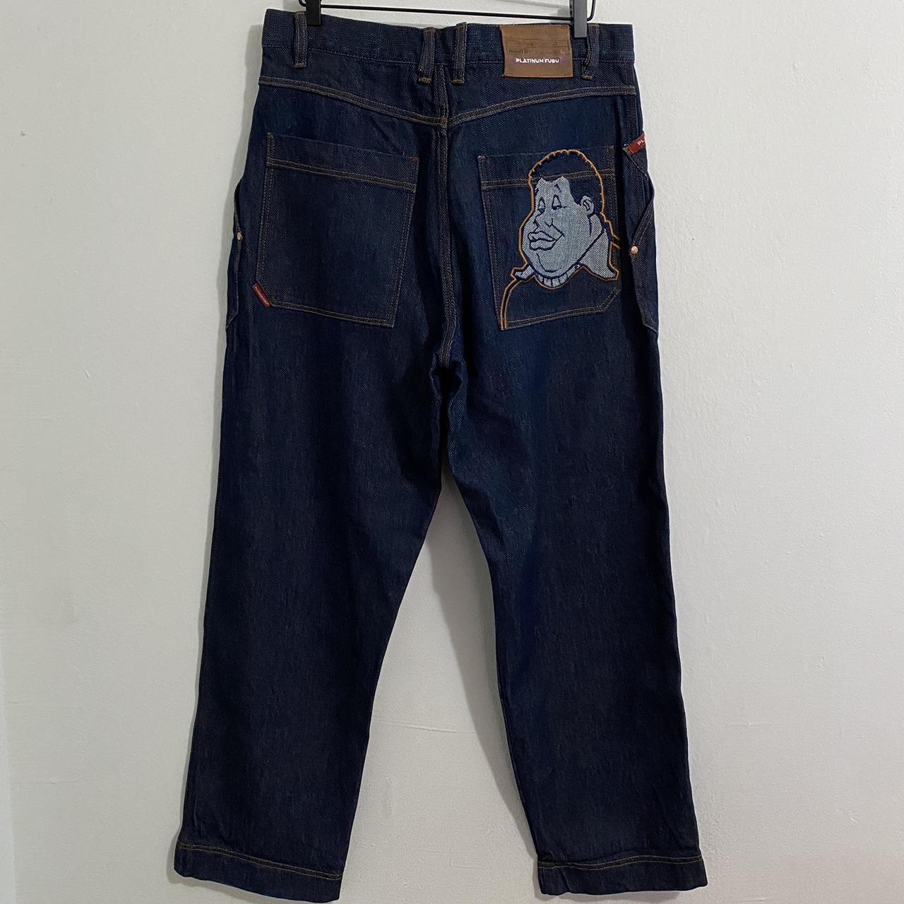 Y2K Platinum Fubu, Men's Stitched popular Fat Albert Jeans.