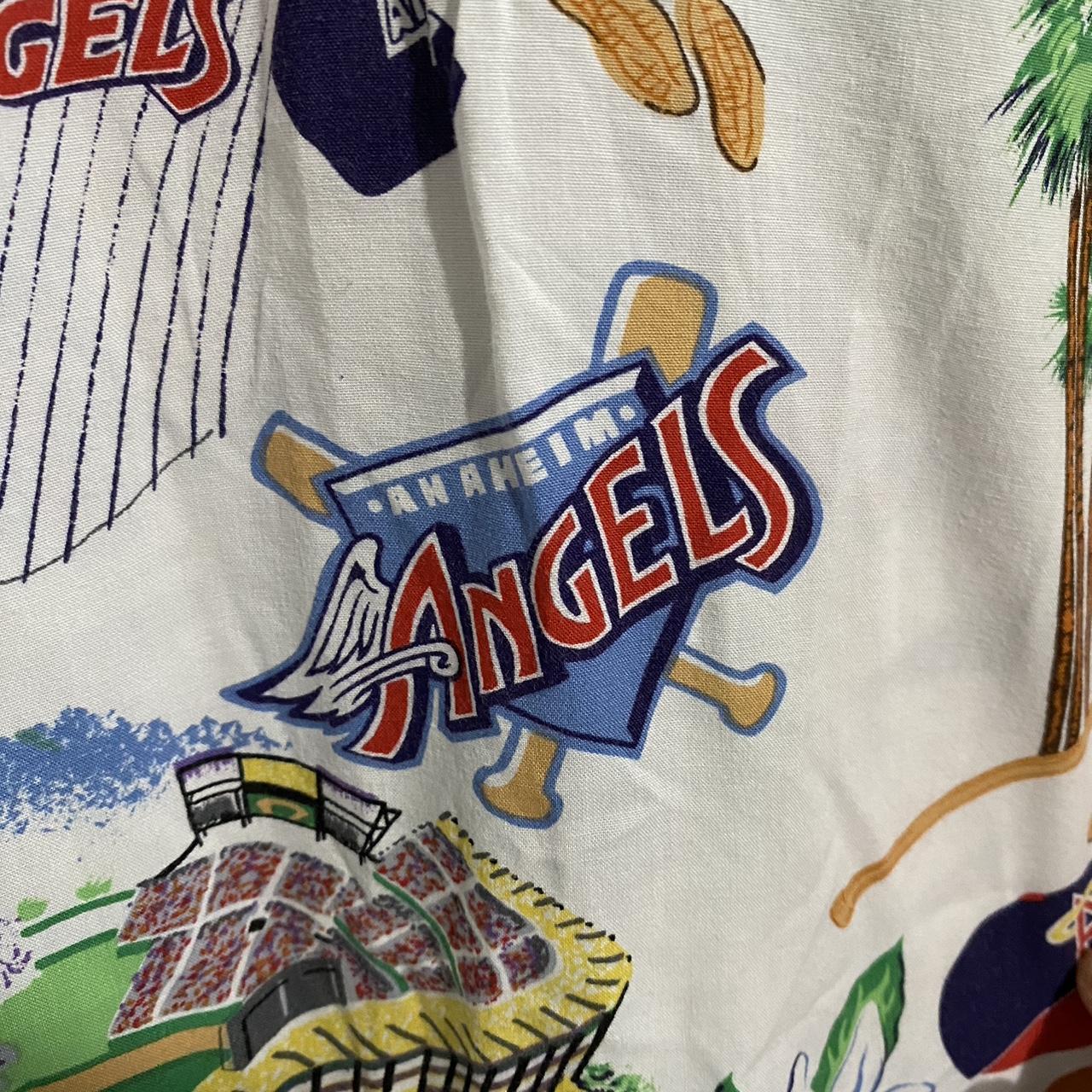 Vintage Reyn Spooner Anaheim Angels authentic Silk