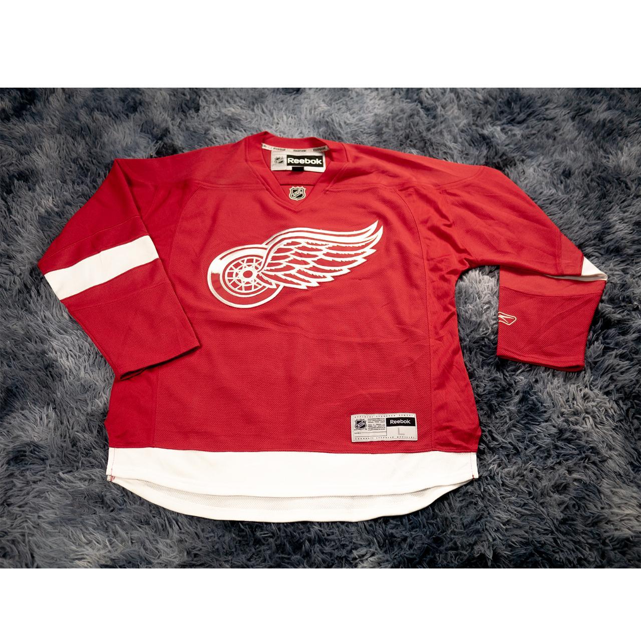 Adidas Detroit Red Wings Authentic NHL Jersey Tupac - Depop