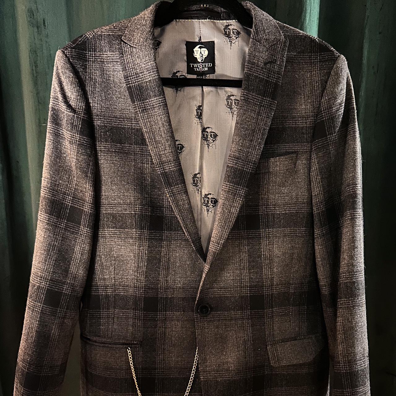 twisted tailor wool suite jacket size 40r. cool... - Depop