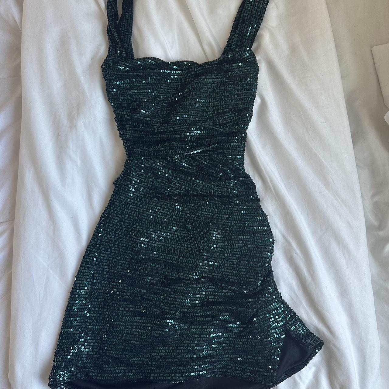 LUCY IN THE SKY HOCO DRESS 💚💚💚 OPEN TO OFFERS... - Depop
