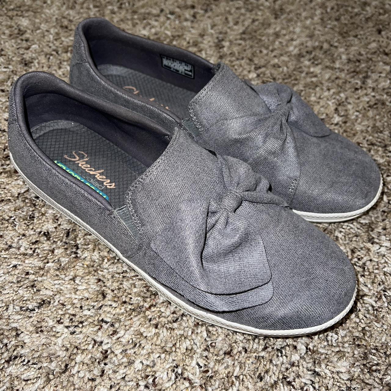 Skechers Women's Grey Loafers Depop