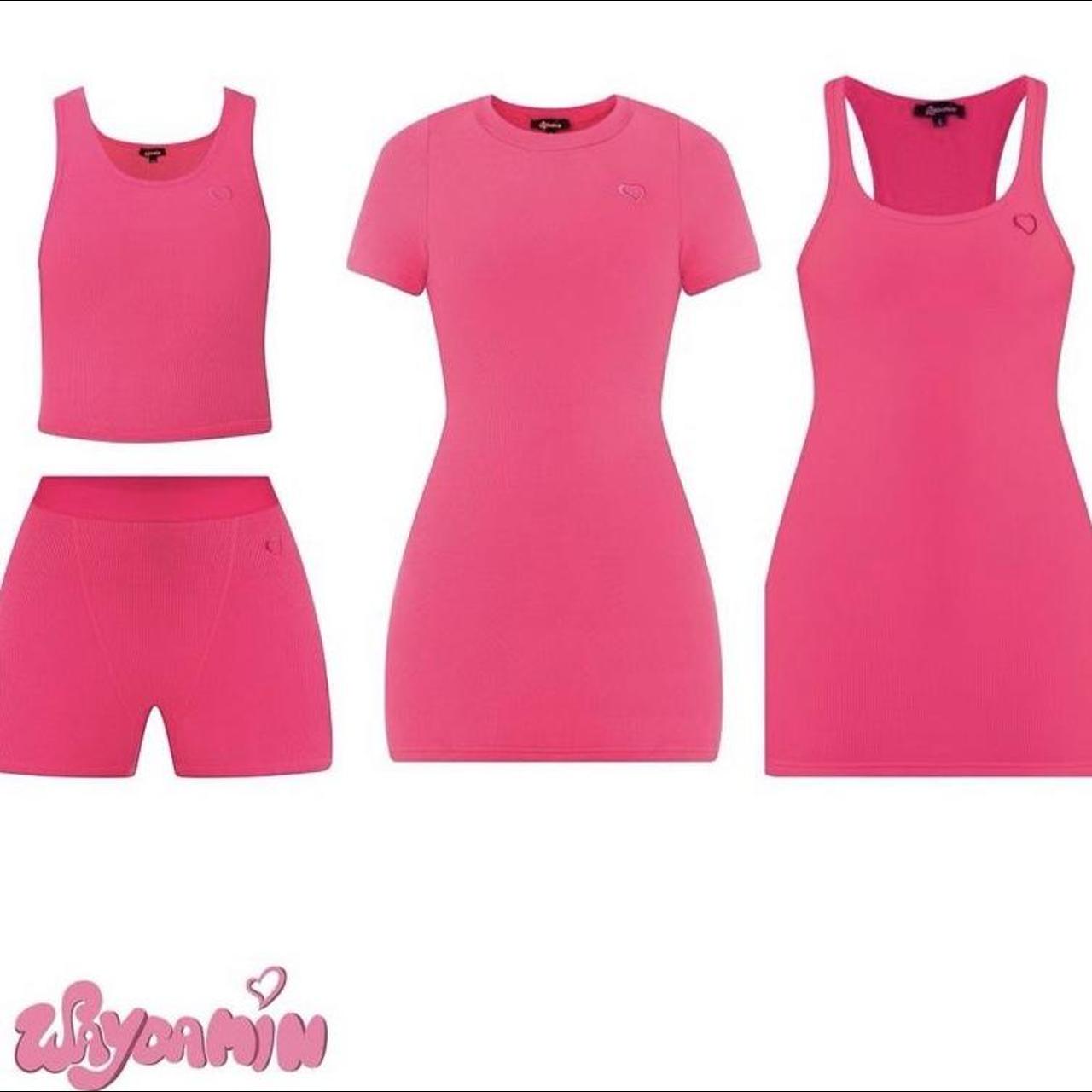 Hot Pink WaydaMin Dress Size XSmall a lot of stretch... Depop